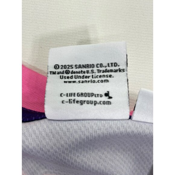 Women's Hello Kitty My Melody & Kuromi Graphic Football Skimmer Jersey Large - Picture 12 of 14